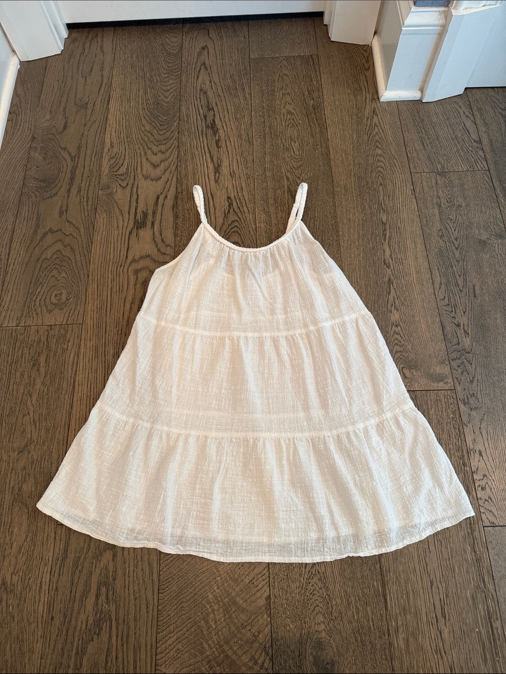 Shade & Shore White Tiered Mini Dress